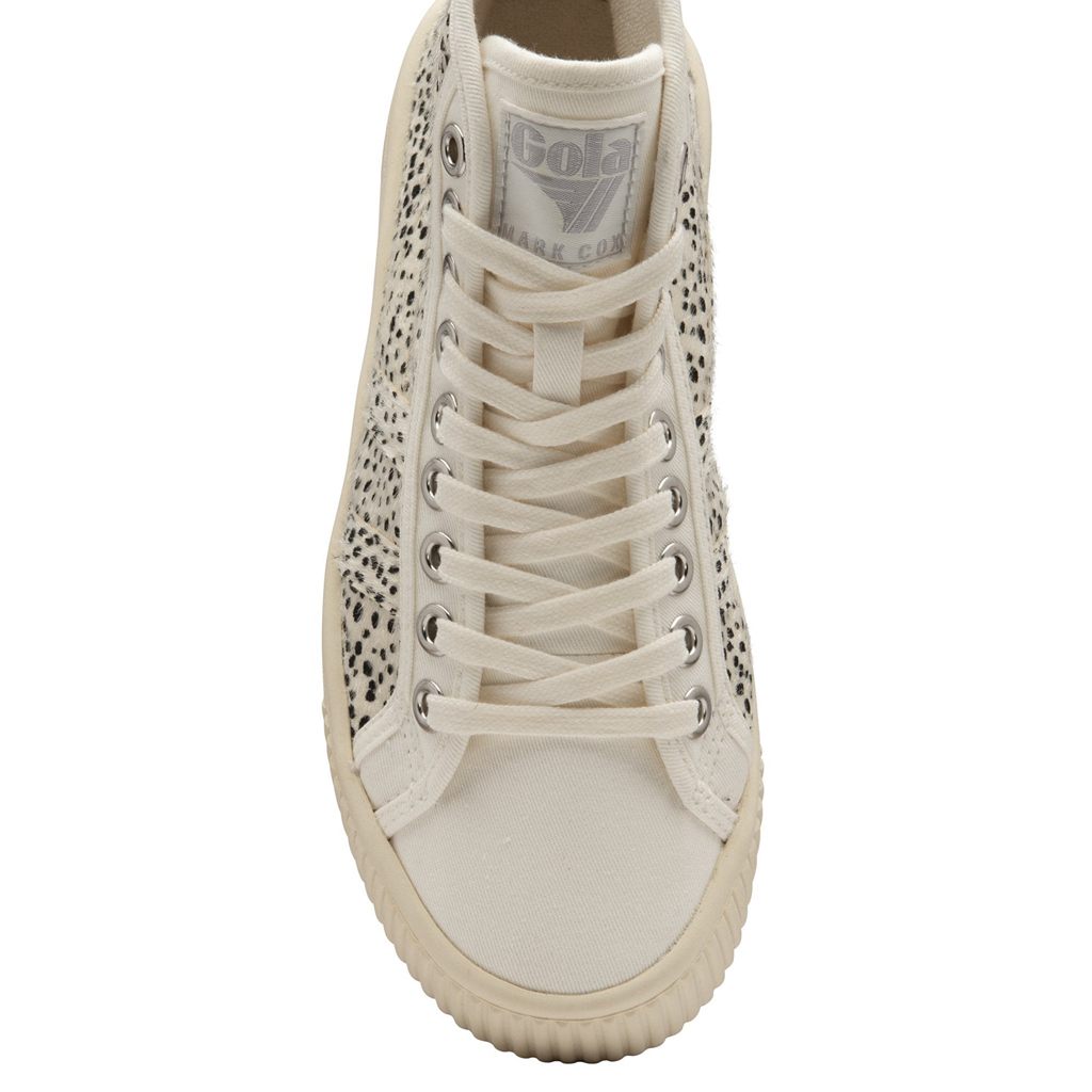 Gola Vegan Classics Baseline High Safari Sneakers Bílé CZ | XPKG-84975