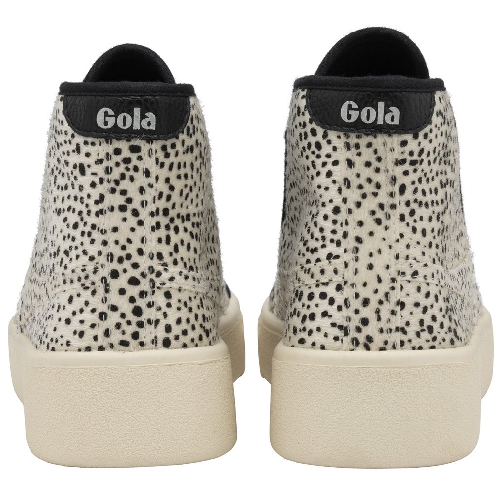 Gola Vegan Classics Baseline High Safari Pure Shoes Černé CZ | HCNB-69034