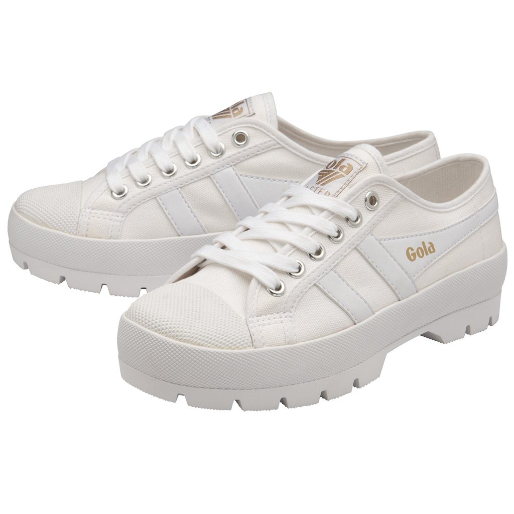 Gola Vegan Classics Coaster Peak Sneakers Bílé Bílé CZ | SDTF-37214