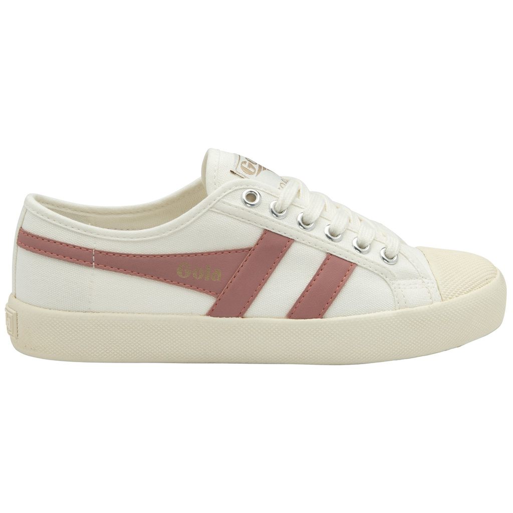 Gola Vegan Classics Coaster Shoes Bílé Koralove Růžové CZ | VPLO-69538