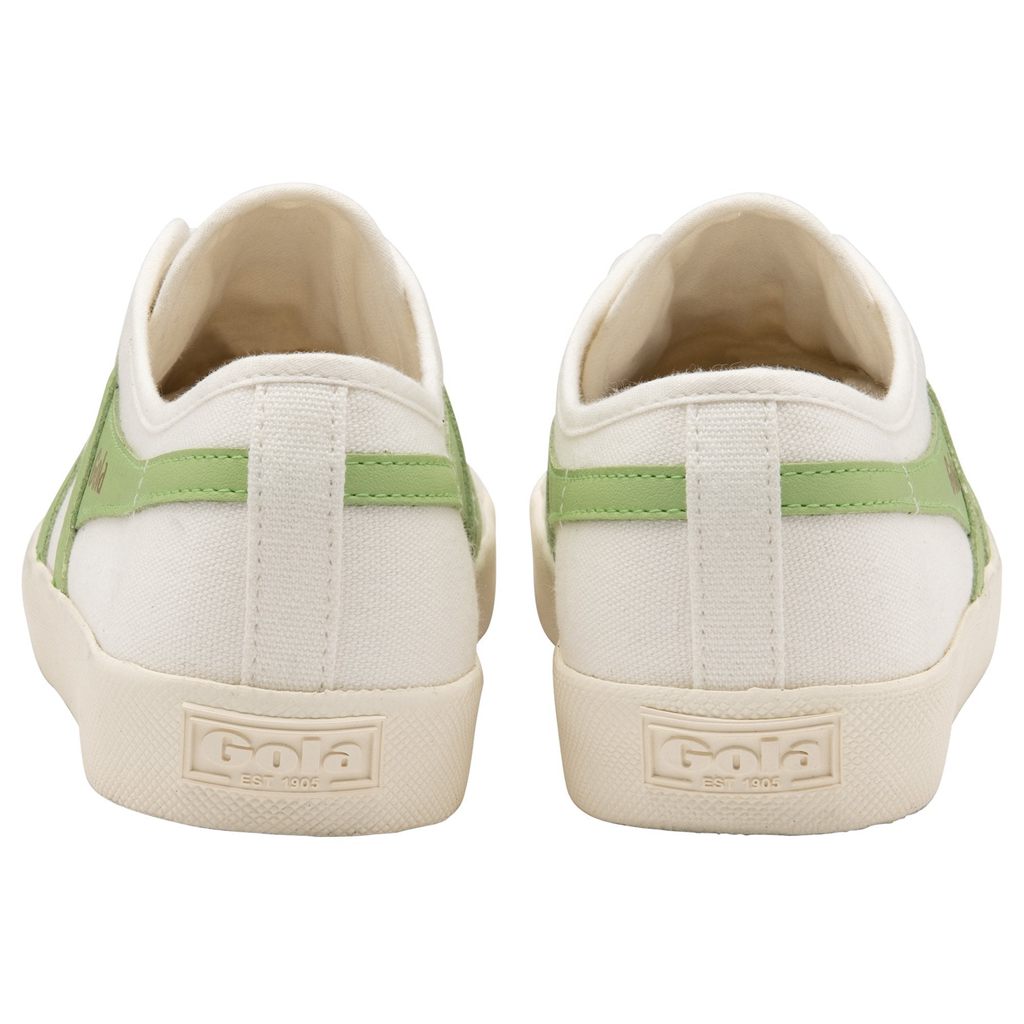 Gola Vegan Classics Coaster Shoes Bílé Zelene CZ | CENK-95630