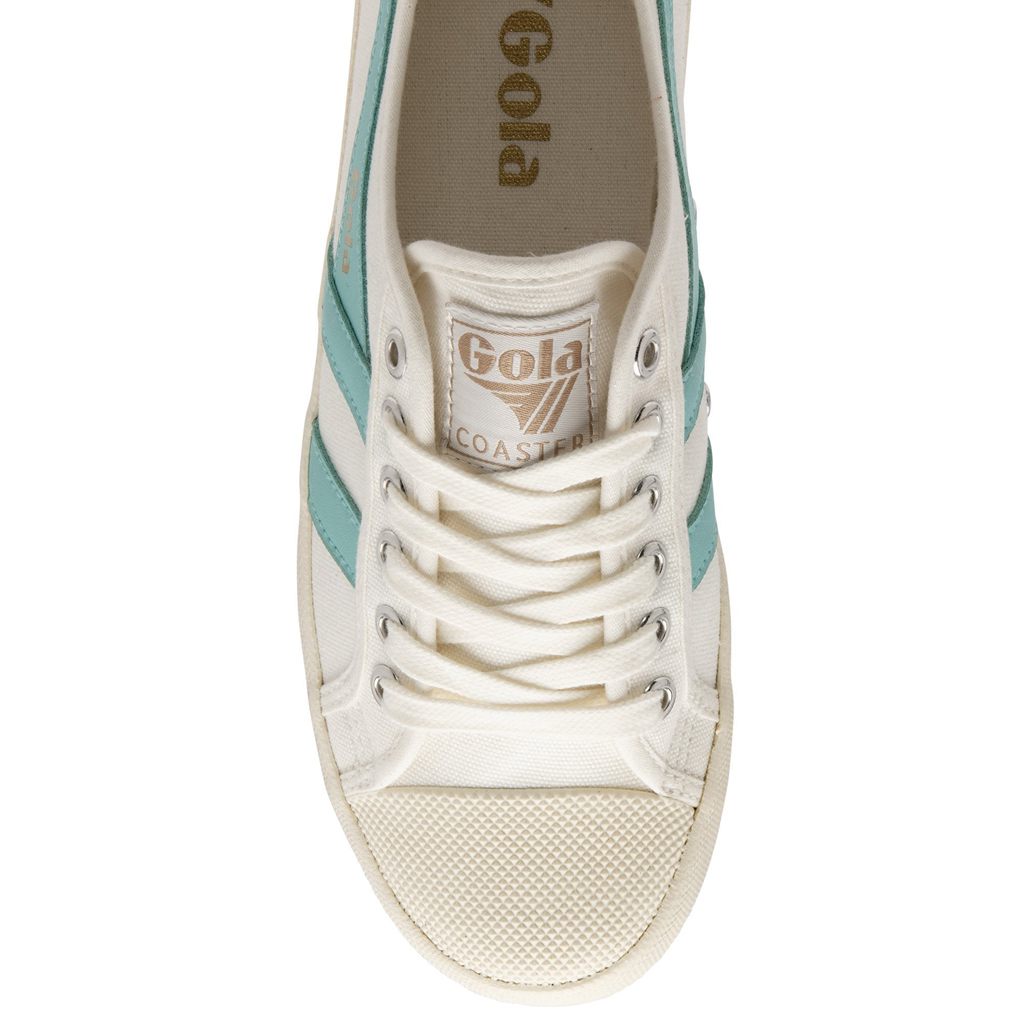 Gola Vegan Classics Coaster Shoes Bílé CZ | JNLA-96107