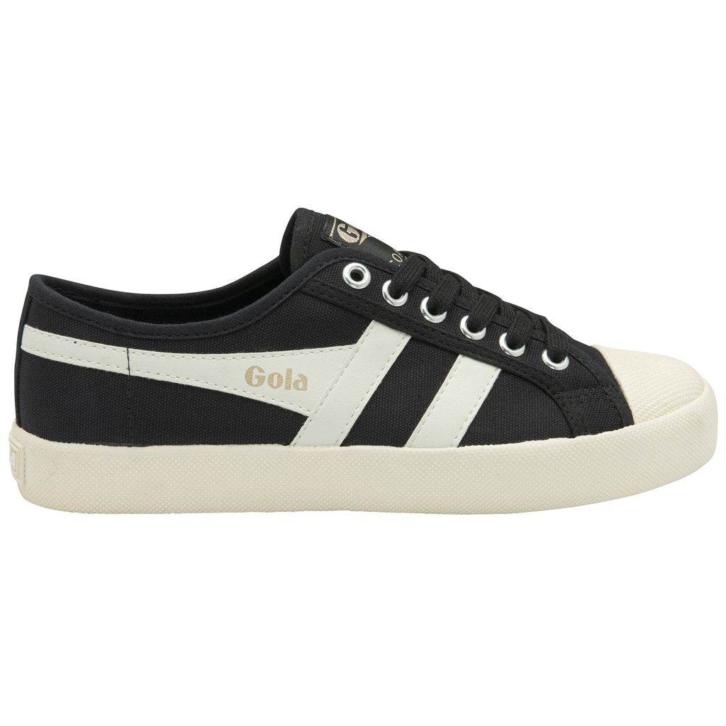 Gola Vegan Classics Coaster Shoes Černé Bílé Zlaté CZ | GTNO-73012