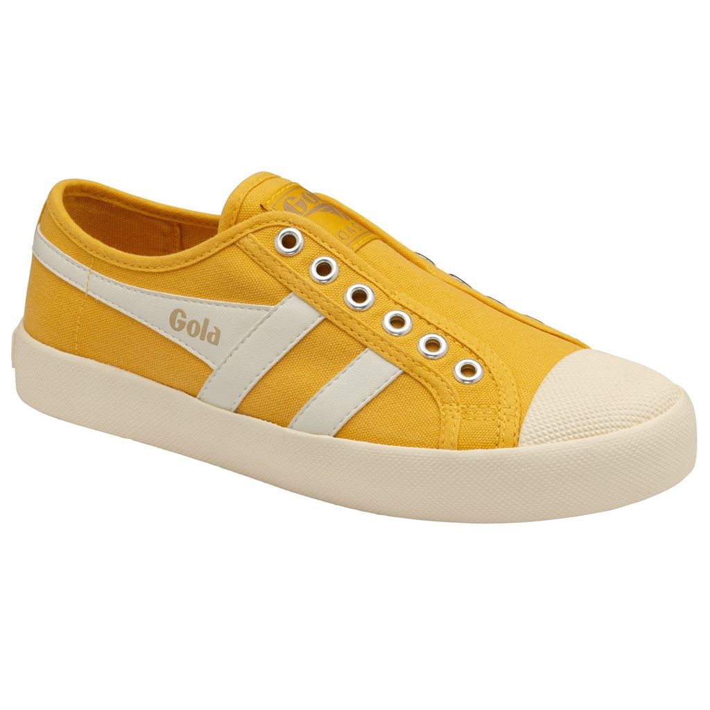 Gola Vegan Classics Coaster Slip Shoes Bílé CZ | POYS-16972