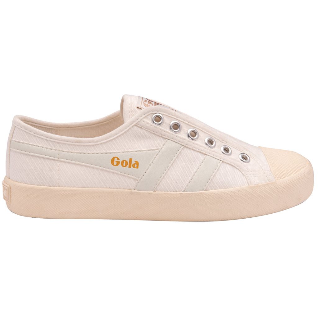 Gola Vegan Classics Coaster Slip Shoes Bílé Bílé CZ | POAX-82546