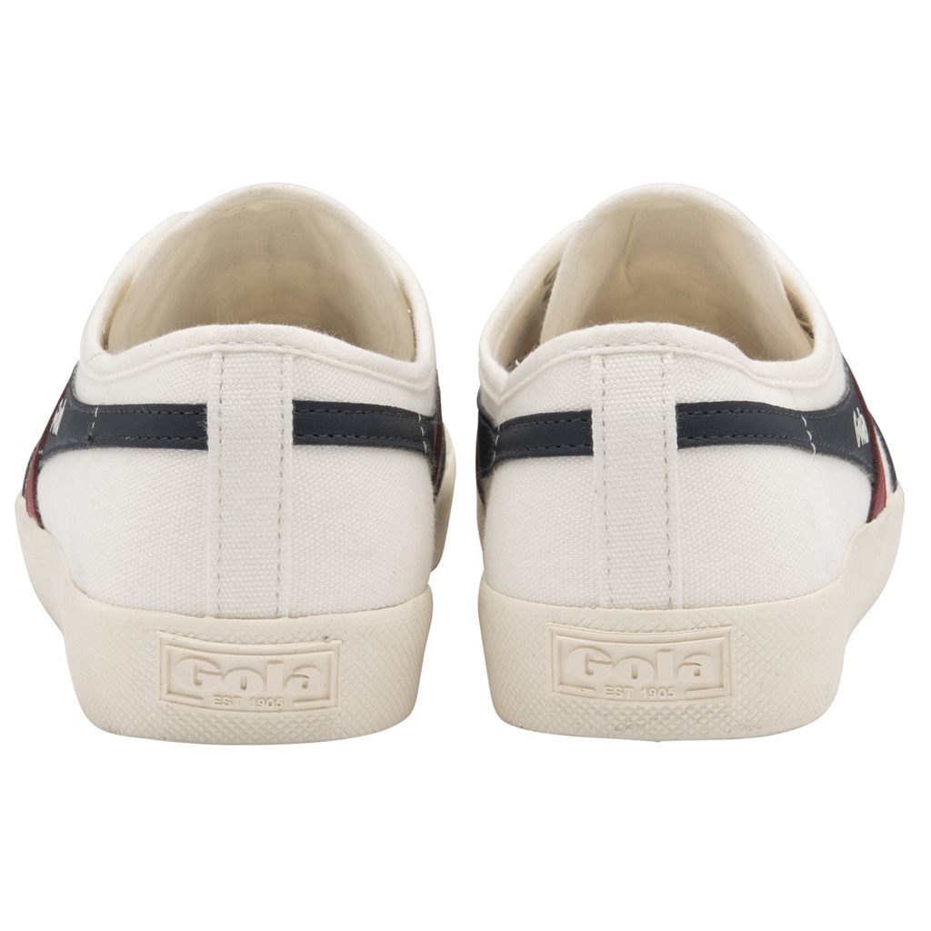 Gola Vegan Classics Coaster Slip Shoes Bílé Tmavě Blankyt Červené CZ | KLXU-01693