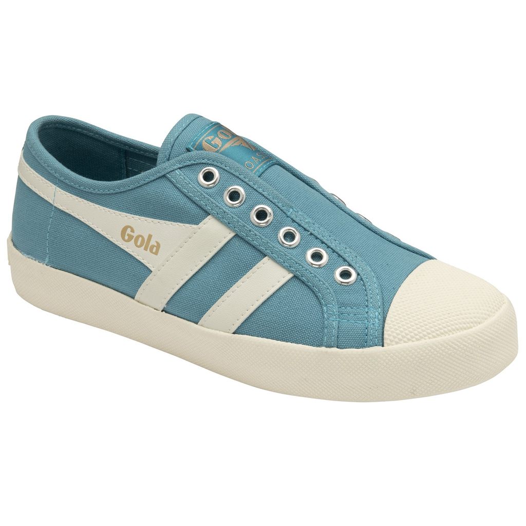 Gola Vegan Classics Coaster Slip Shoes Bílé CZ | EDIA-60192