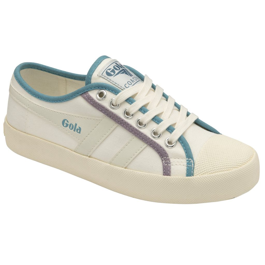 Gola Vegan Classics Coaster Smash Shoes Bílé CZ | KTDI-62730