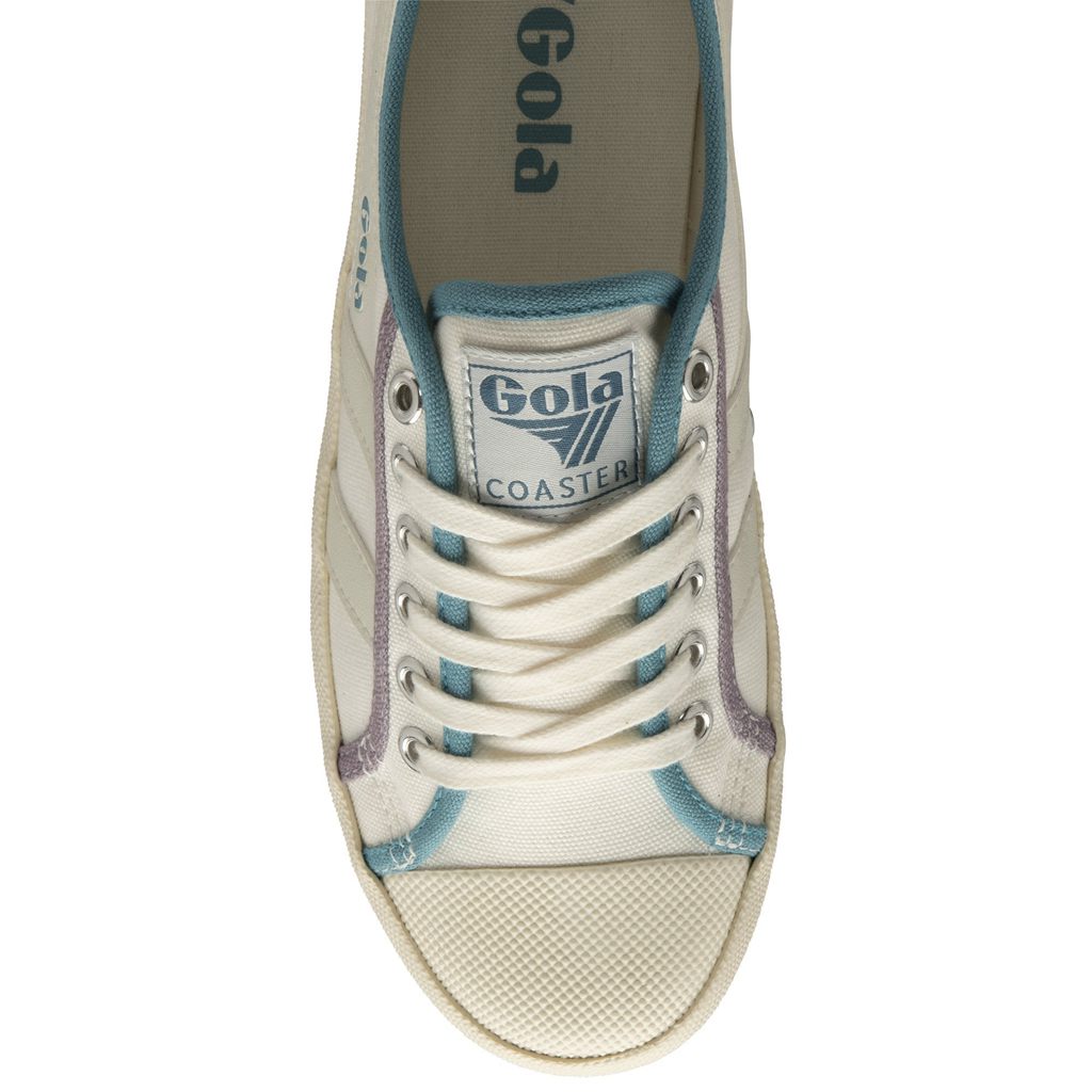 Gola Vegan Classics Coaster Smash Shoes Bílé CZ | KTDI-62730
