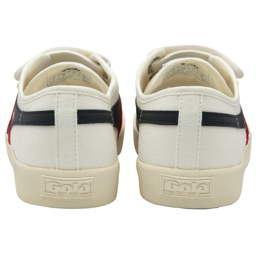 Gola Vegan Classics Coaster Strap Sneakers Bílé Tmavě Blankyt Červené CZ | MPCG-52480