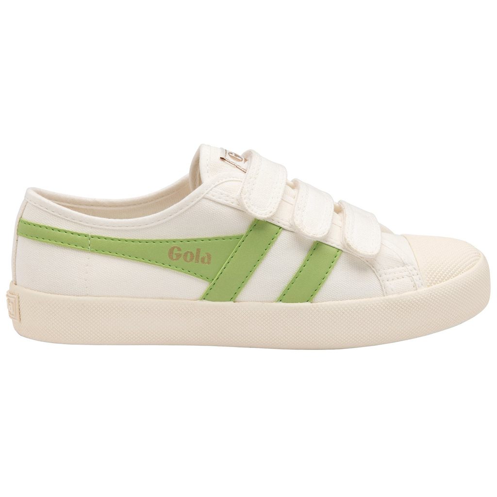 Gola Vegan Classics Coaster Strap Sneakers Bílé Zelene CZ | JWCG-34907