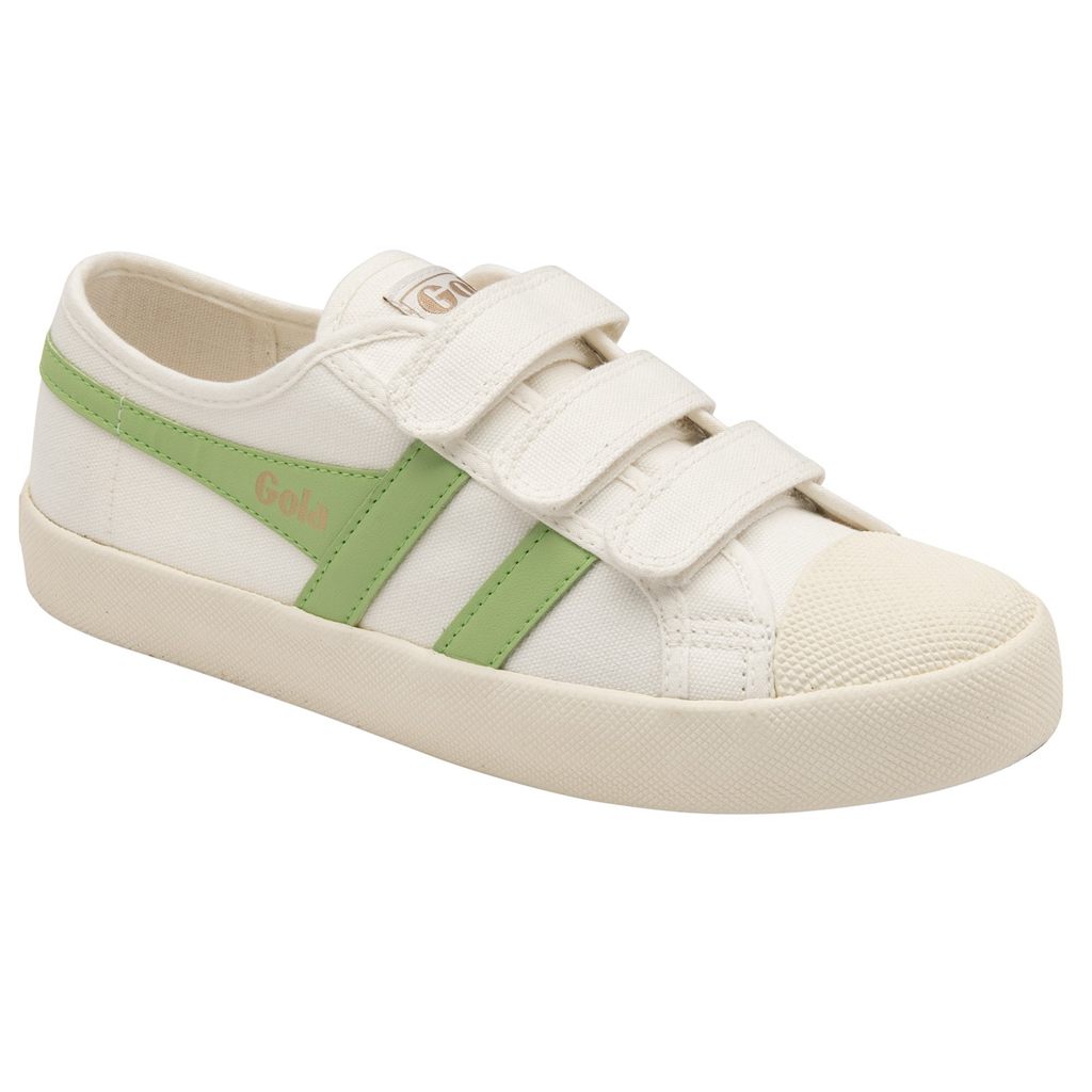 Gola Vegan Classics Coaster Strap Sneakers Bílé Zelene CZ | JWCG-34907