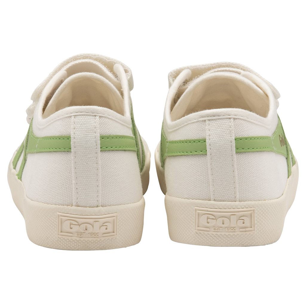 Gola Vegan Classics Coaster Strap Sneakers Bílé Zelene CZ | JWCG-34907