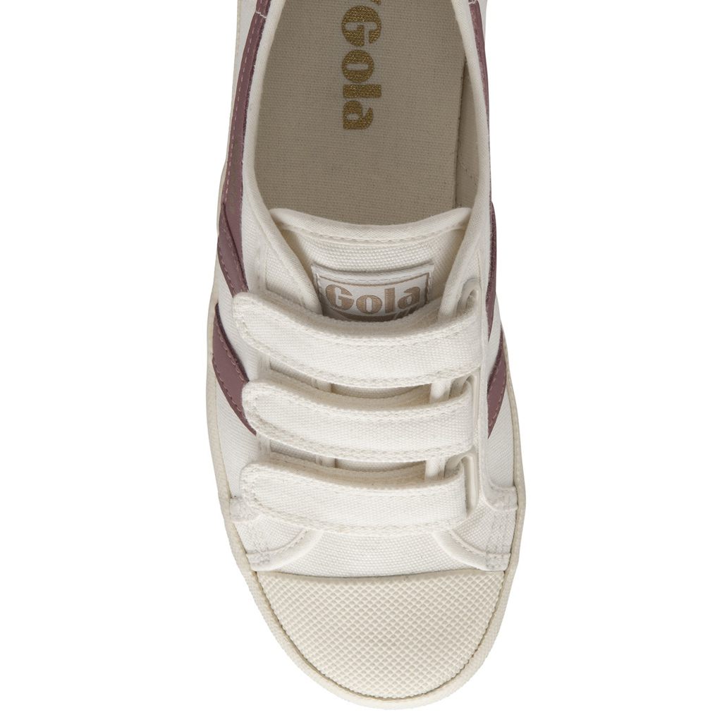 Gola Vegan Classics Coaster Strap Sneakers Bílé Růžové CZ | DIVR-47023