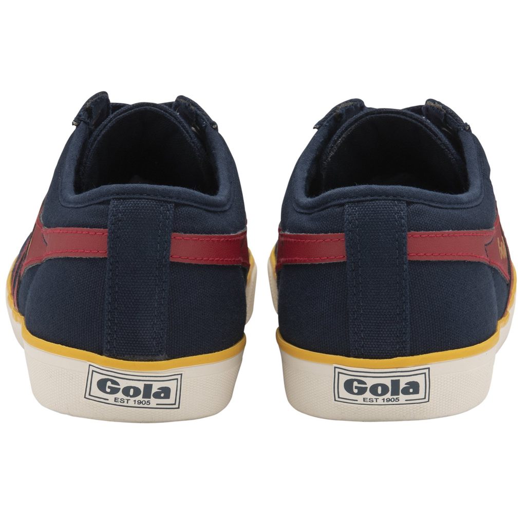 Gola Vegan Classics Comet Plimsoll Sneakers Tmavě Blankyt Tmavě Červené CZ | FQEU-82130