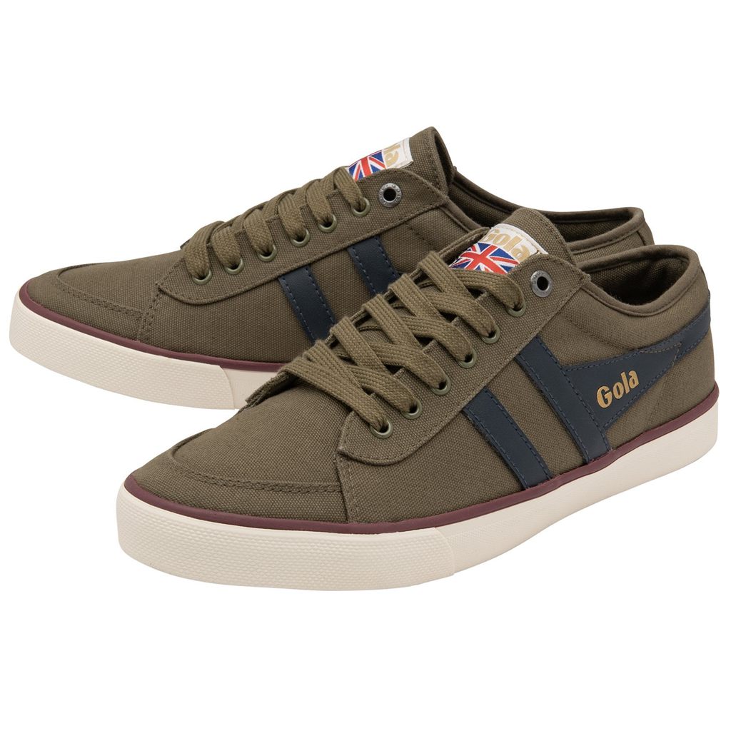 Gola Vegan Classics Comet Plimsoll Sneakers Hnědožlutý Tmavě Blankyt Vínové CZ | MIEA-21459