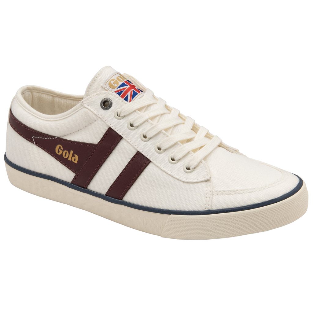Gola Vegan Classics Comet Plimsoll Sneakers Bílé Vínové Tmavě Blankyt CZ | JLXT-90725