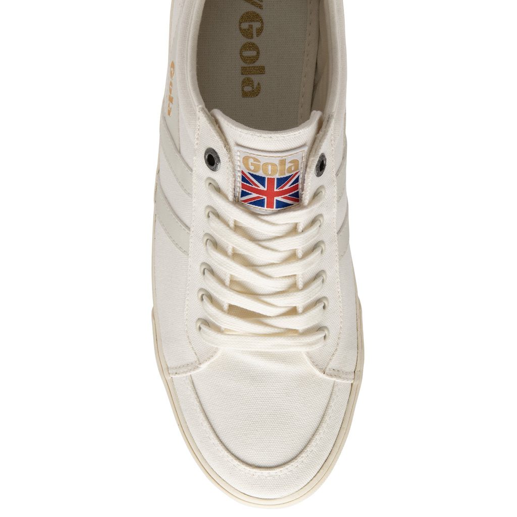 Gola Vegan Classics Comet Plimsoll Sneakers Bílé Bílé CZ | BQYR-15709