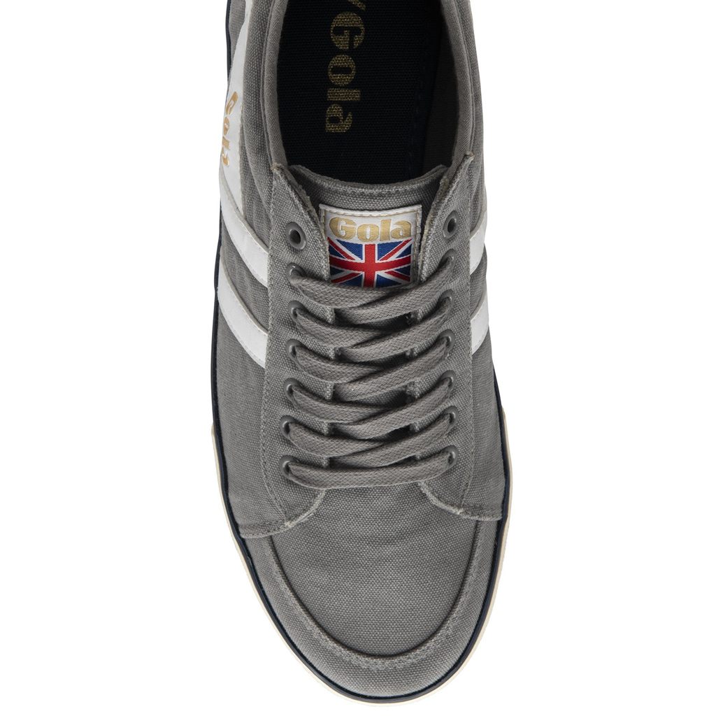 Gola Vegan Classics Comet Plimsoll Sneakers Bílé Tmavě Blankyt CZ | HGSW-89165