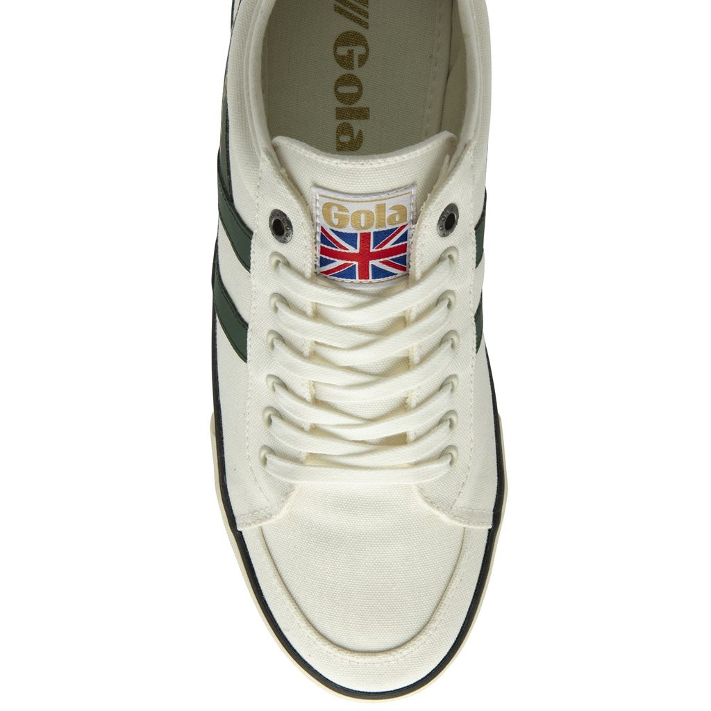 Gola Vegan Classics Comet Plimsoll Sneakers Bílé Černé CZ | OJWM-81967
