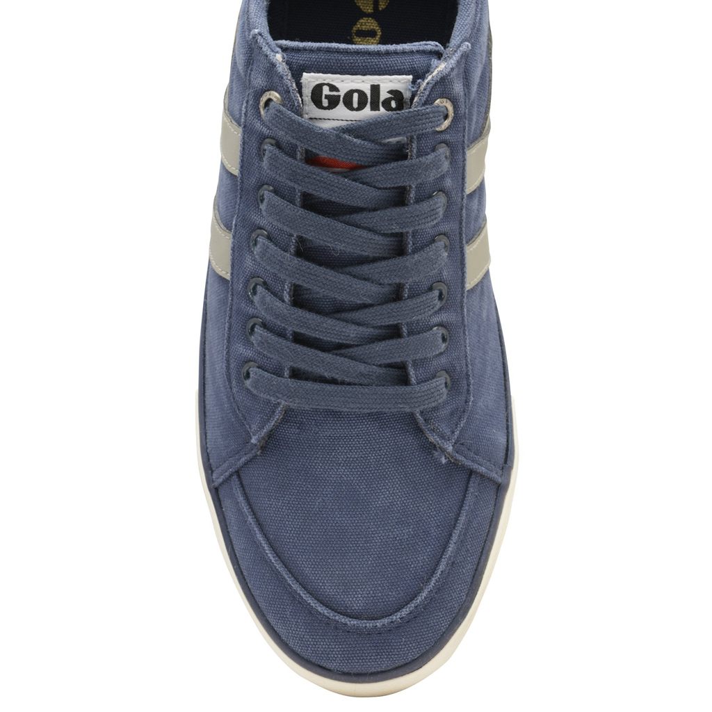 Gola Vegan Classics Comet Plimsoll Sneakers Tmavě Blankyt Světle Šedé CZ | UHAW-29750