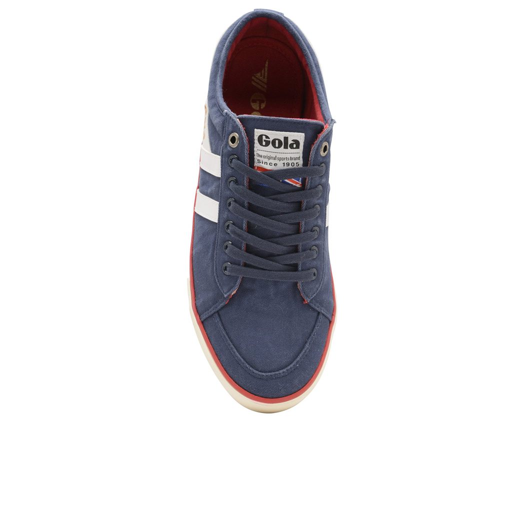 Gola Vegan Classics Comet Plimsoll Sneakers Tmavě Blankyt Bílé CZ | GXWU-15406
