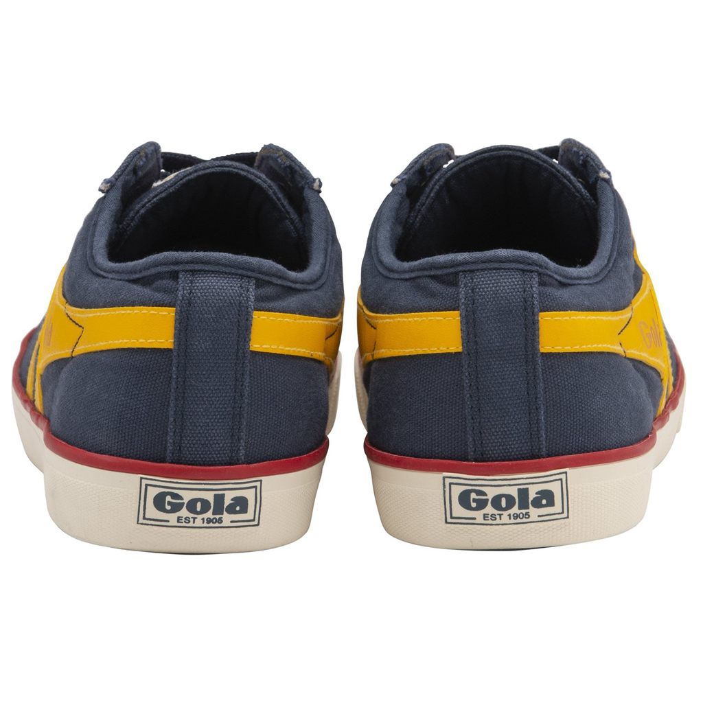 Gola Vegan Classics Comet Plimsoll Sneakers Tmavě Blankyt Červené CZ | HBCD-23016
