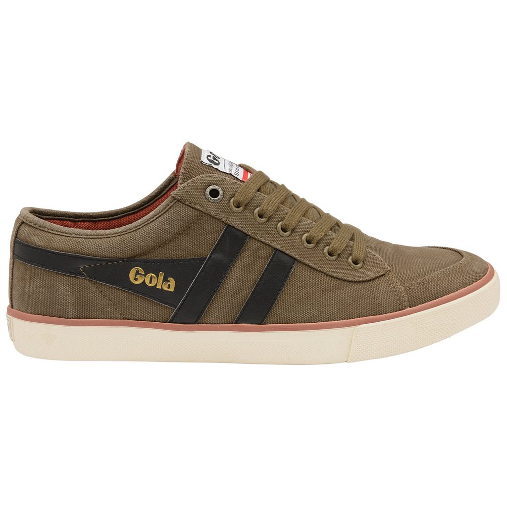 Gola Vegan Classics Comet Plimsoll Trainer Hnědožlutý Černé CZ | FLBE-10653