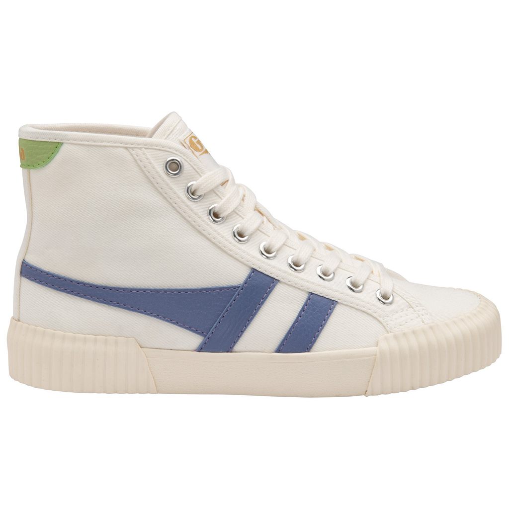 Gola Vegan Classics Rally High Plimsoll Sneakers Bílé Levandule Zelene CZ | LMGH-53174