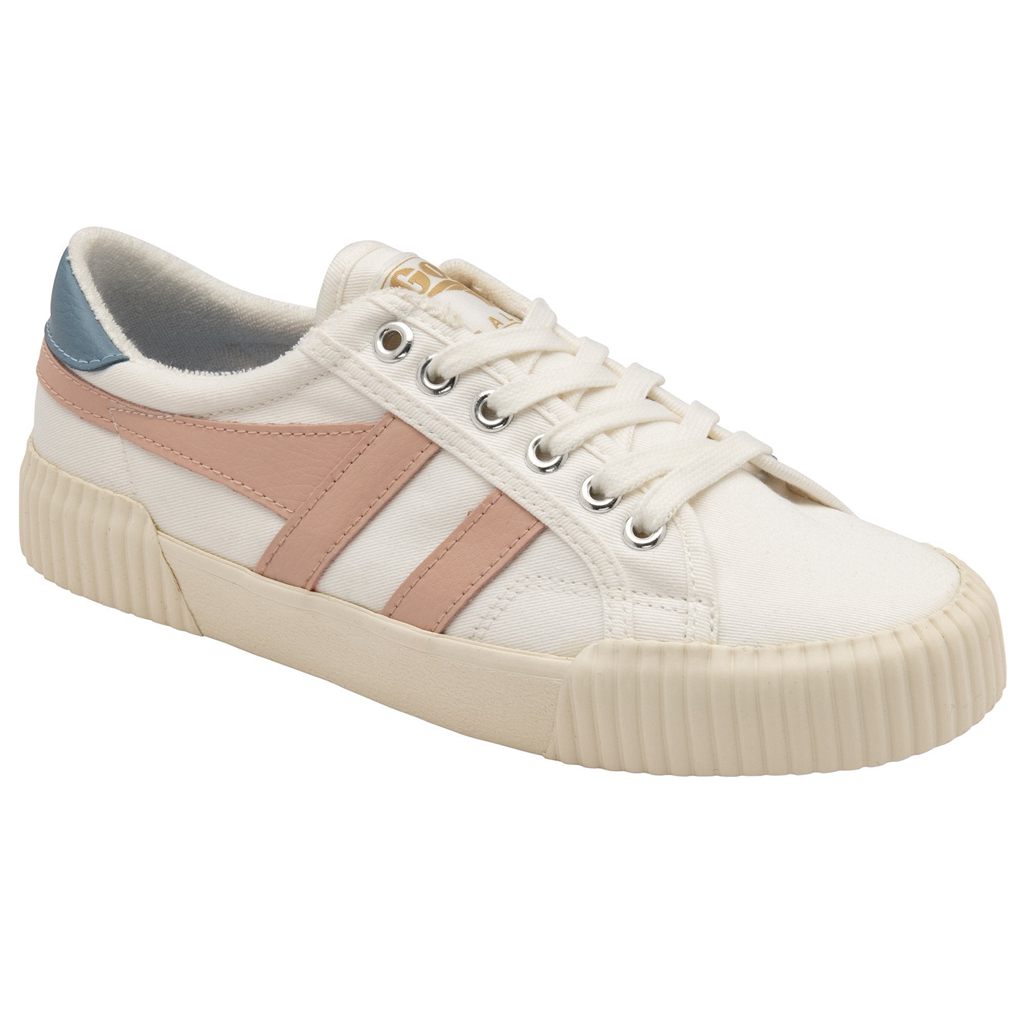 Gola Vegan Classics Rally Plimsoll Sneakers Bílé Růžové CZ | VANW-09462