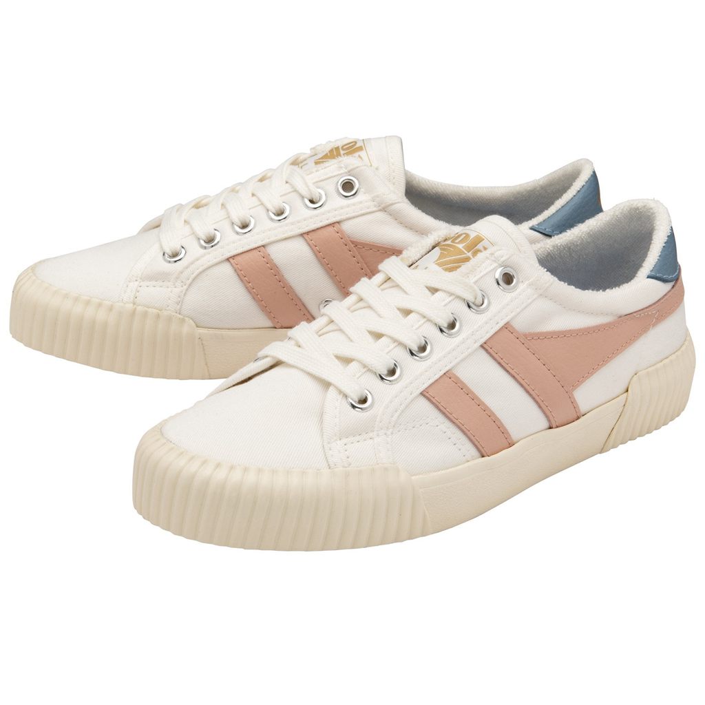 Gola Vegan Classics Rally Plimsoll Sneakers Bílé Růžové CZ | VANW-09462
