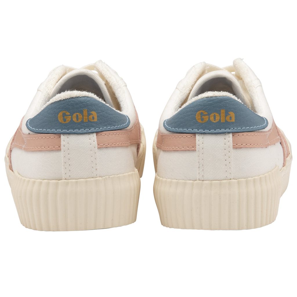 Gola Vegan Classics Rally Plimsoll Sneakers Bílé Růžové CZ | VANW-09462