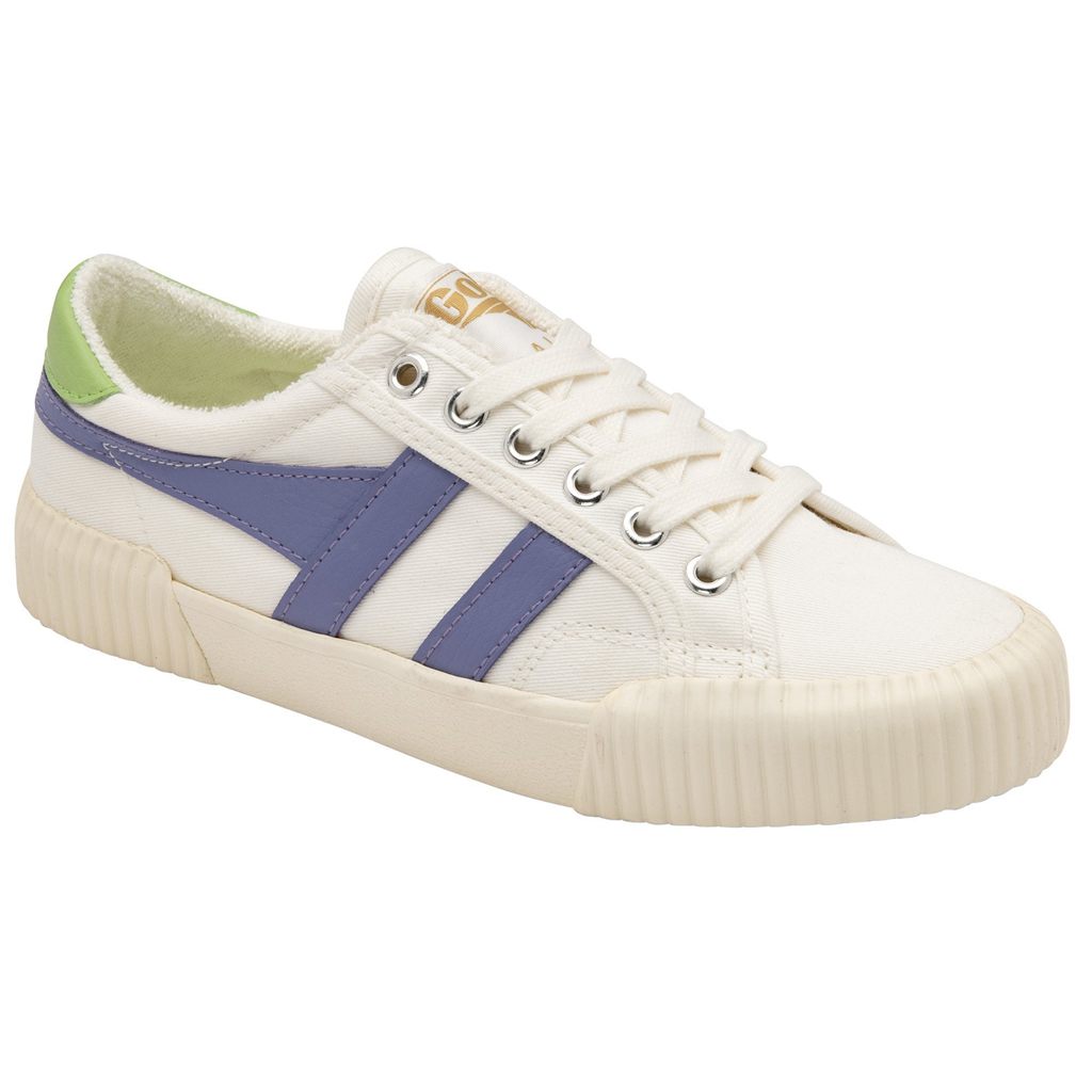 Gola Vegan Classics Rally Plimsoll Sneakers Bílé Levandule Zelene CZ | RJXO-03769