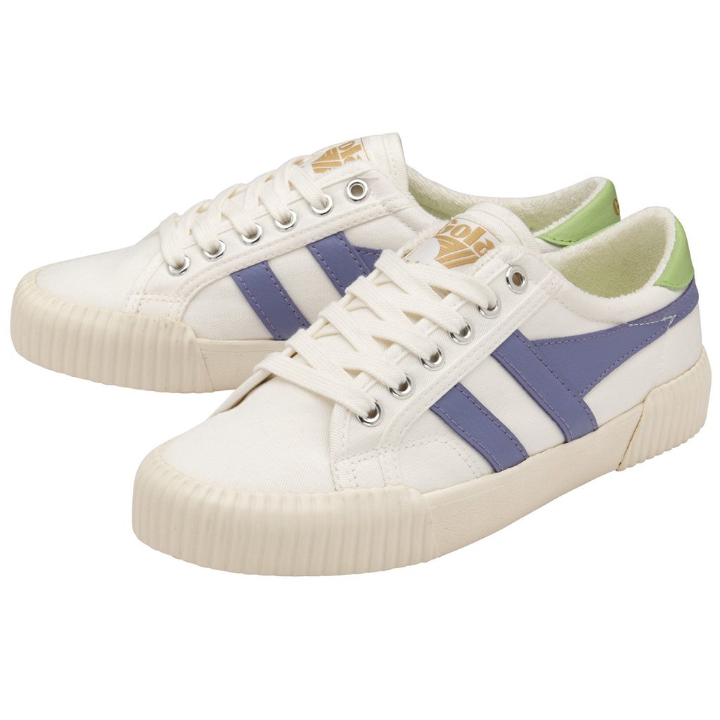 Gola Vegan Classics Rally Plimsoll Sneakers Bílé Levandule Zelene CZ | RJXO-03769