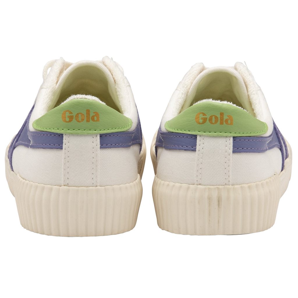 Gola Vegan Classics Rally Plimsoll Sneakers Bílé Levandule Zelene CZ | RJXO-03769