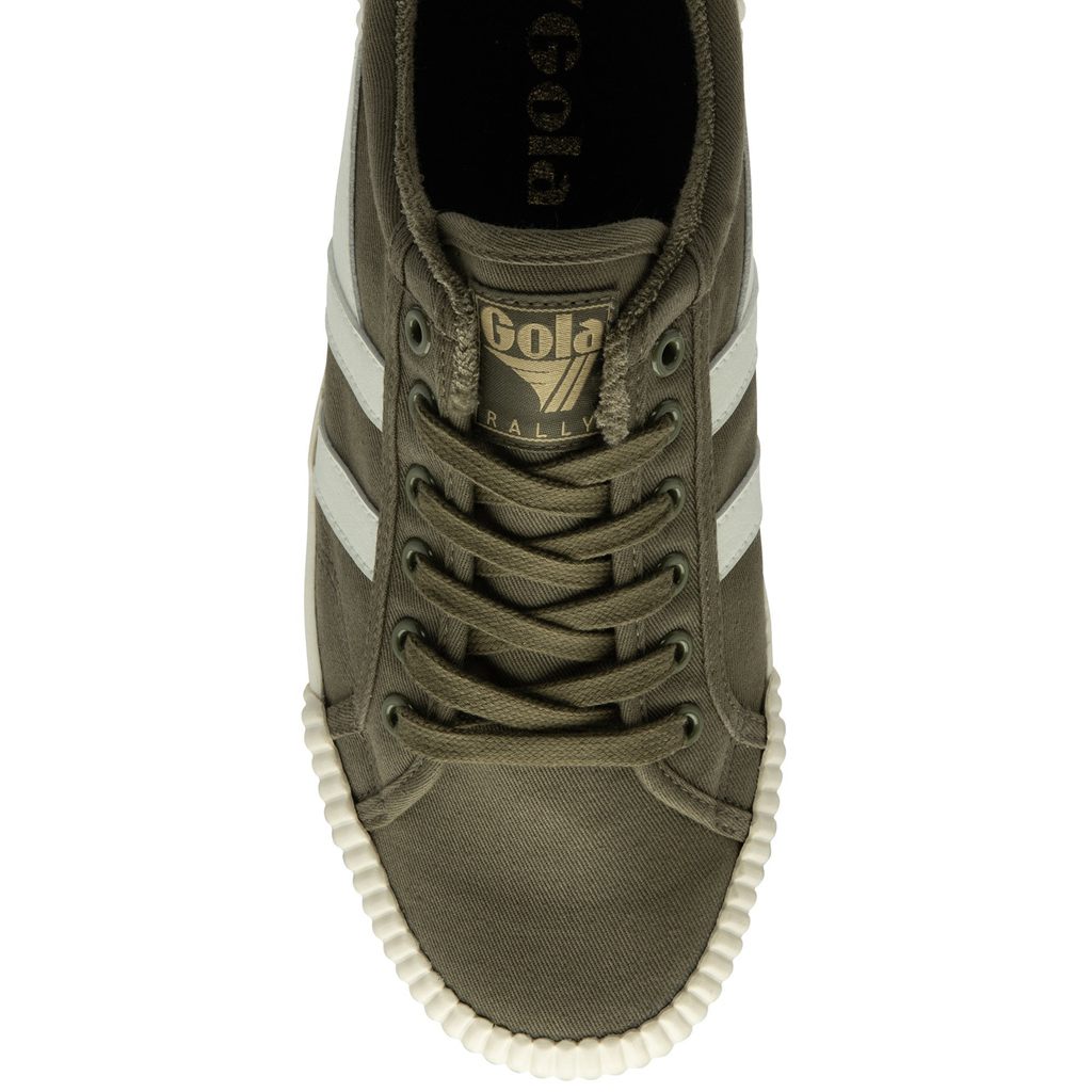 Gola Vegan Classics Rally Plimsoll Sneakers Hnědožlutý Bílé Černé CZ | FDUN-91375