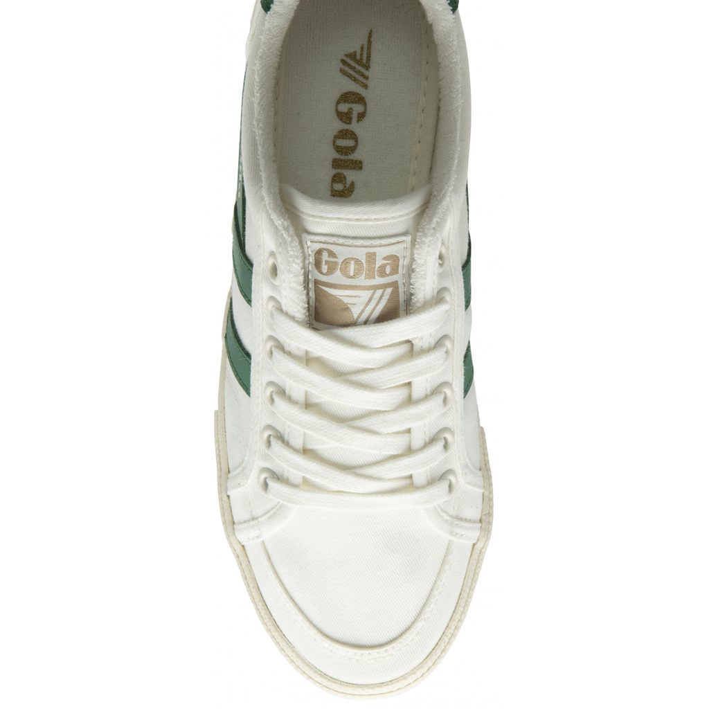 Gola Vegan Classics Stratus Plimsoll Sneakers Bílé CZ | RWCZ-10745
