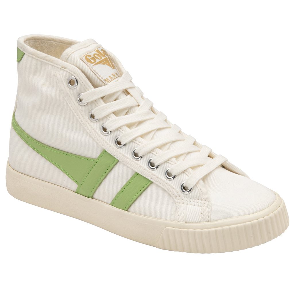 Gola Vegan Classics Tennis Mark Cox High Sneakers Bílé Zelene CZ | XLJZ-63740