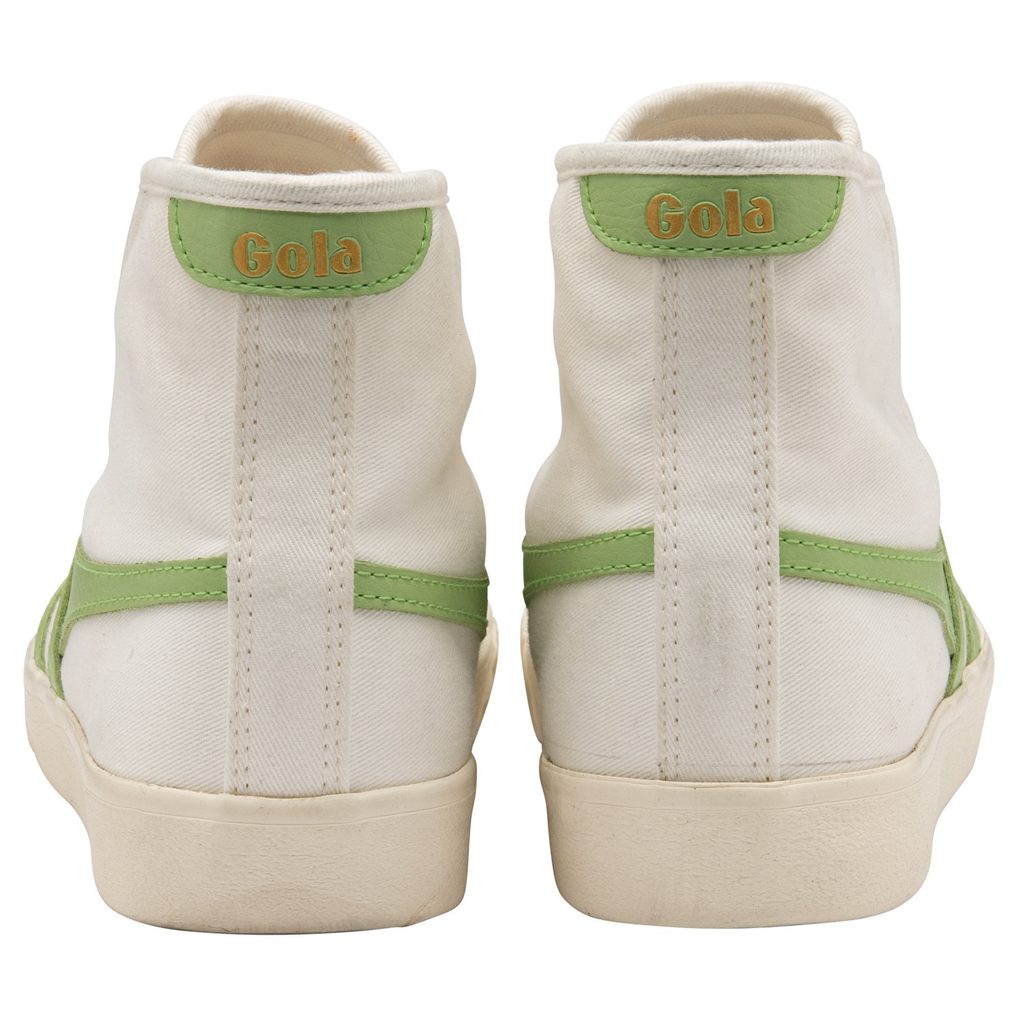 Gola Vegan Classics Tennis Mark Cox High Sneakers Bílé Zelene CZ | XLJZ-63740