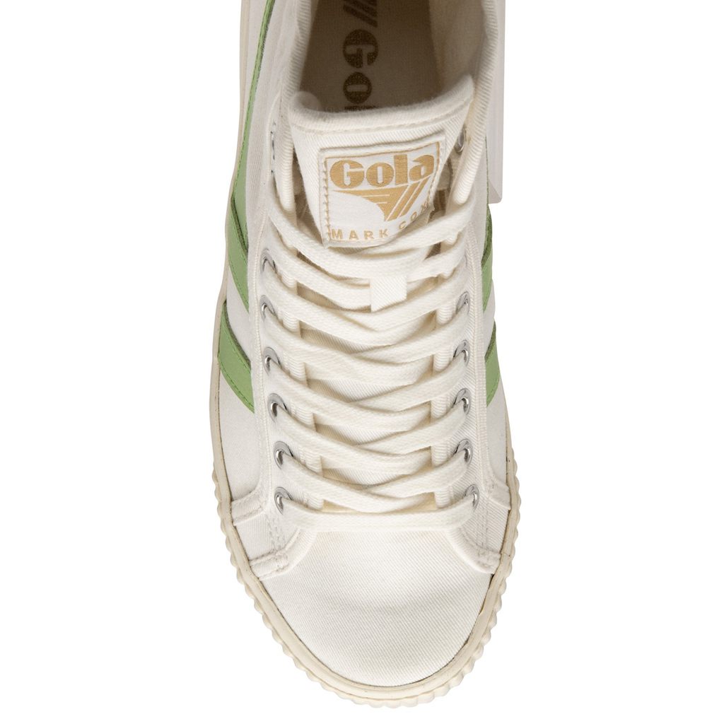 Gola Vegan Classics Tennis Mark Cox High Sneakers Bílé Zelene CZ | XLJZ-63740