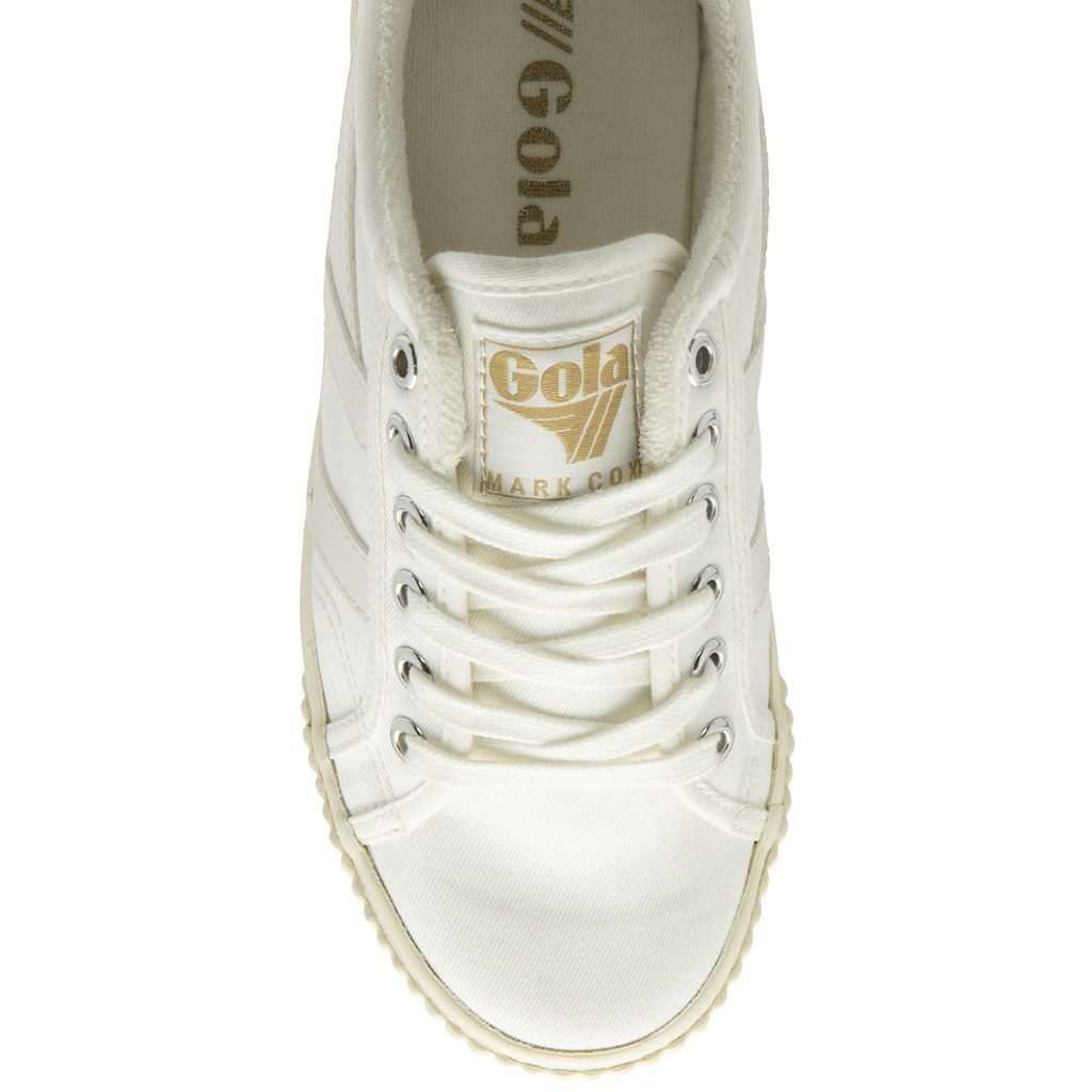 Gola Vegan Classics Tennis Mark Cox Sneakers Bílé Bílé CZ | UCZJ-49218