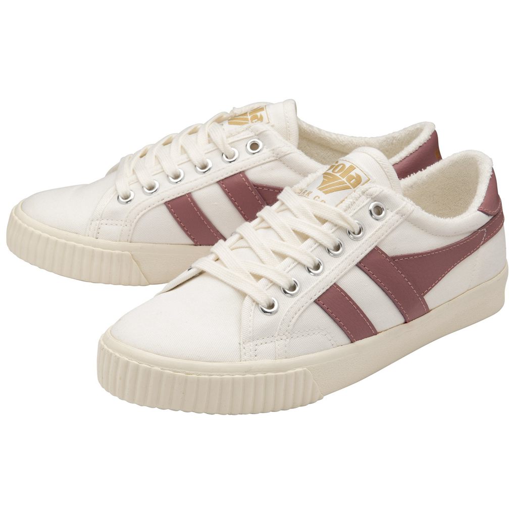 Gola Vegan Classics Tennis Mark Cox Sneakers Bílé Růžové CZ | QCXY-49178