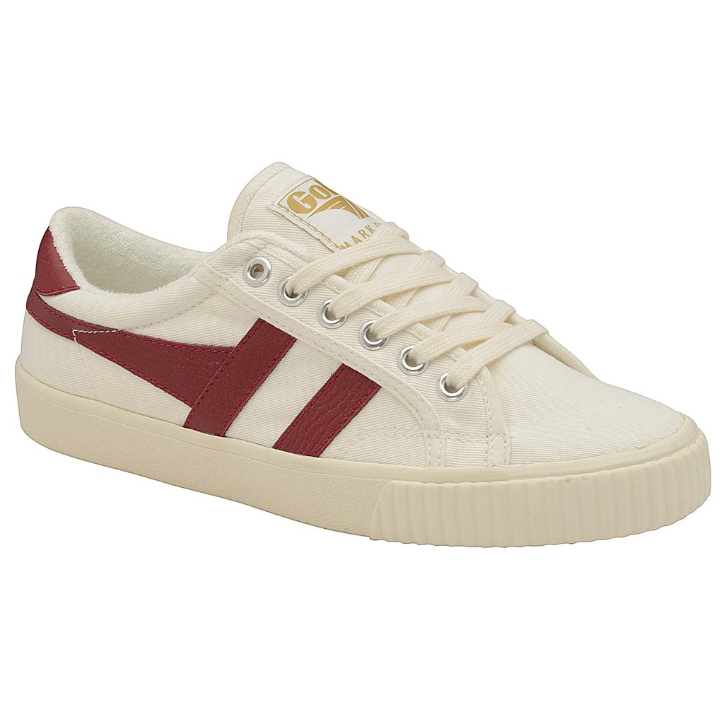 Gola Vegan Classics Tennis Mark Cox Sneakers Bílé Tmavě Červené CZ | JGXC-30847