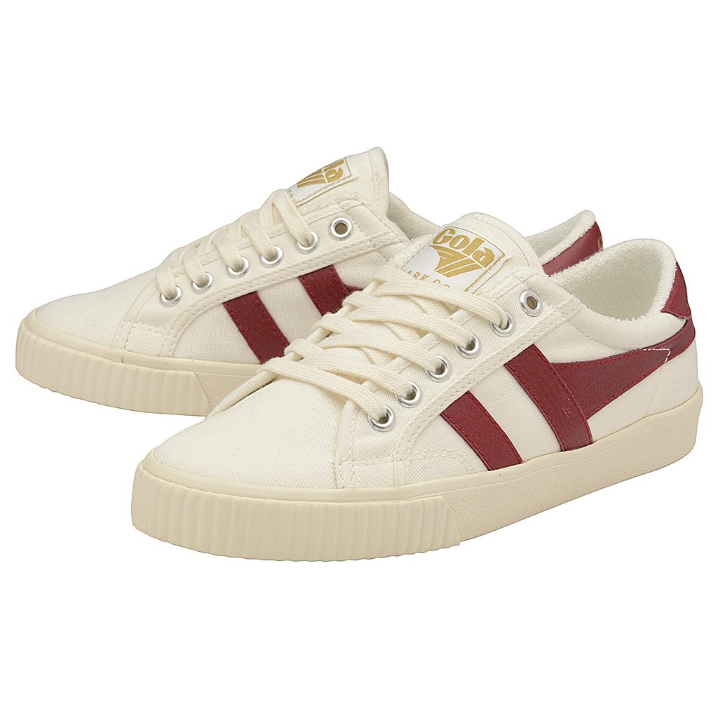 Gola Vegan Classics Tennis Mark Cox Sneakers Bílé Tmavě Červené CZ | JGXC-30847