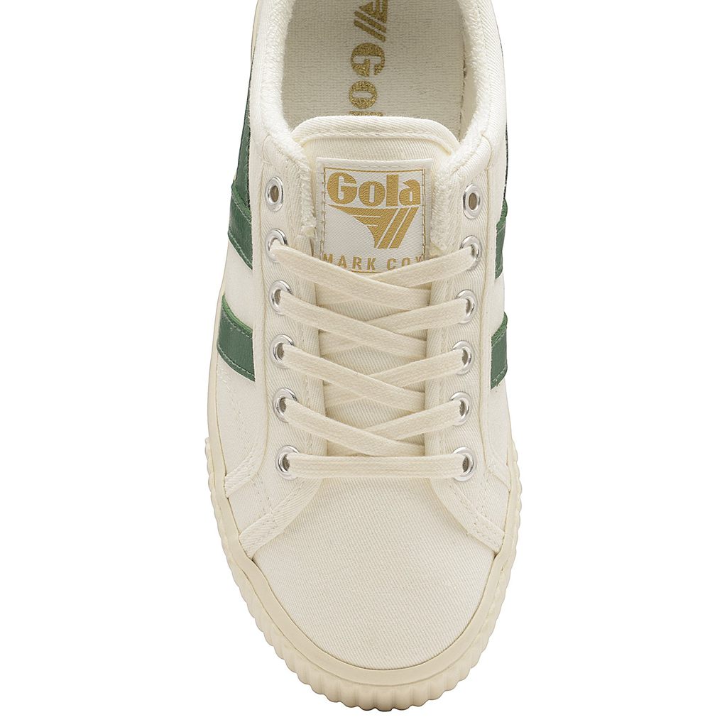 Gola Vegan Classics Tennis Mark Cox Sneakers Bílé Tmavě Zelene CZ | PUQL-73685